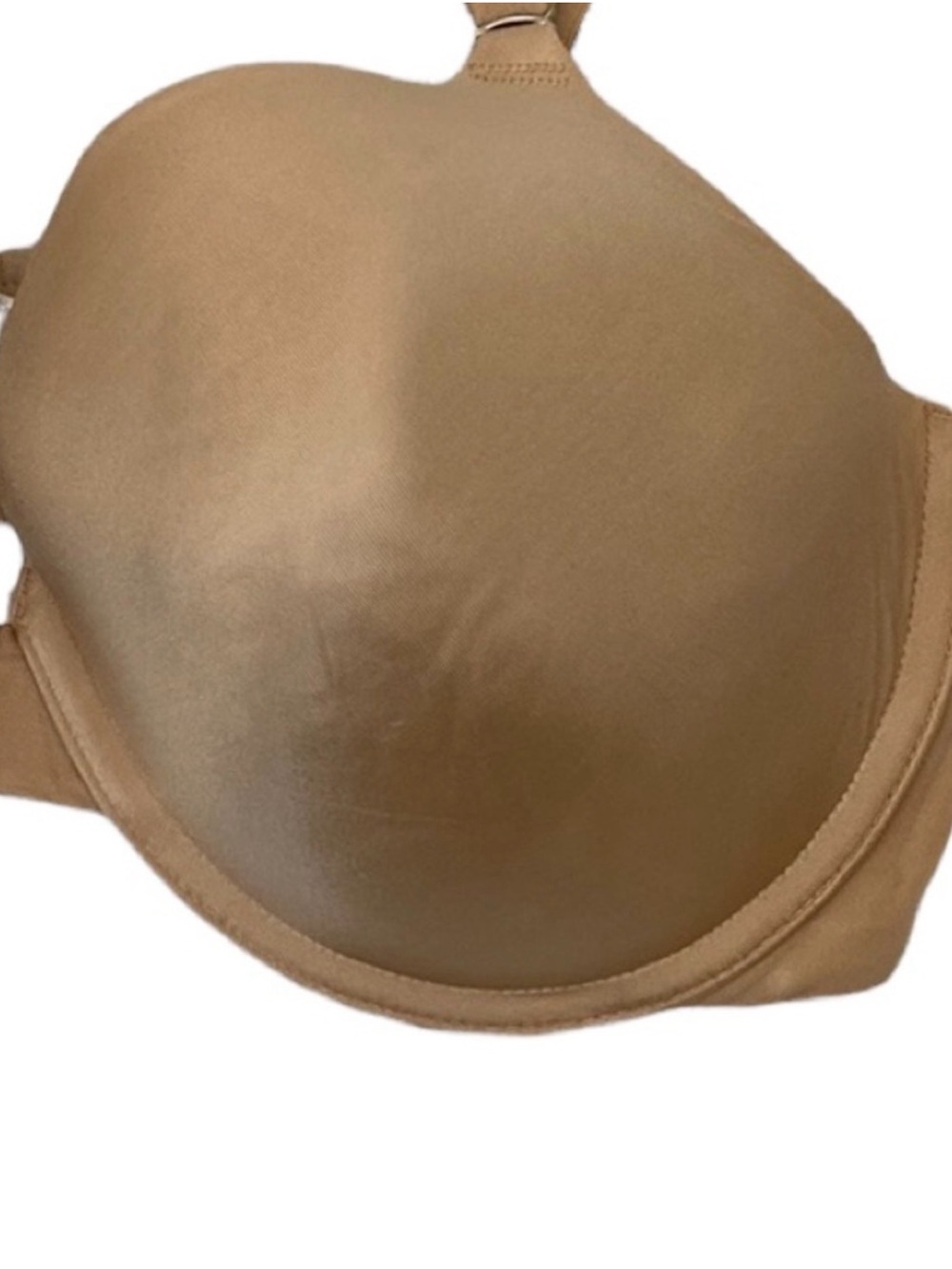 Lilyette by Maidenform 40D Nude Full Coverage Underwire T-Shirt Bra Beige Tan - Picture 6 of 11